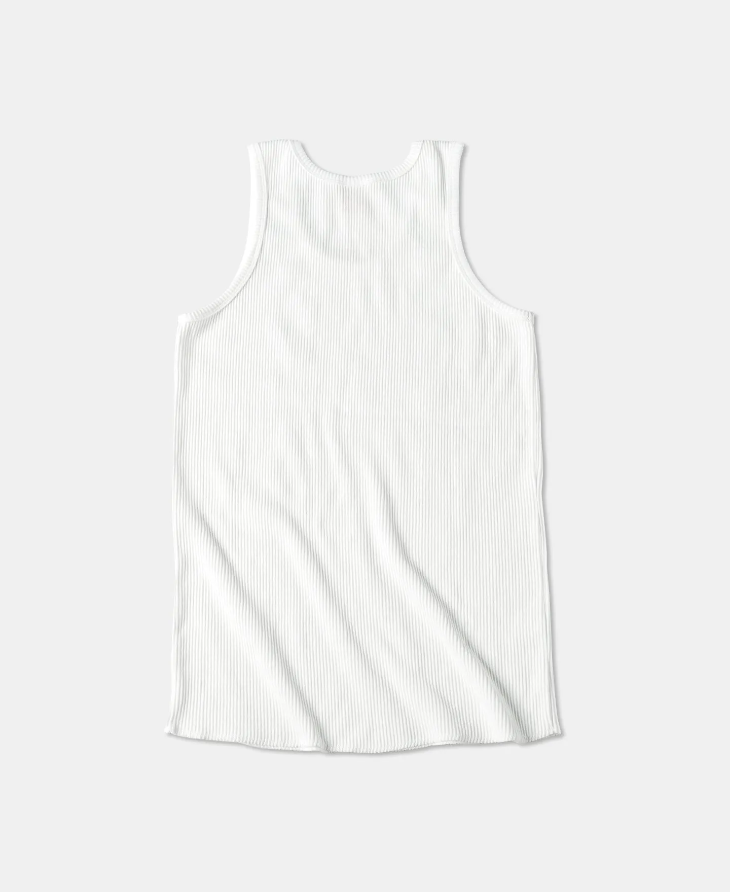 10.5 oz Cotton Tank Top - White