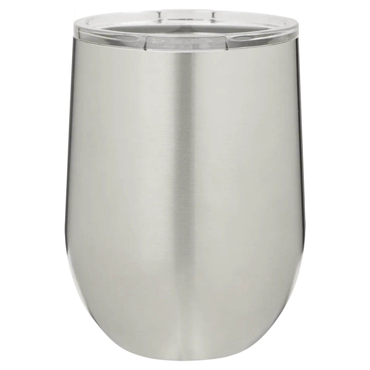 12 oz Wine Tumbler with Logo Laser Engraved on Insulated Stainless Steel Wine Tumblers   Lid