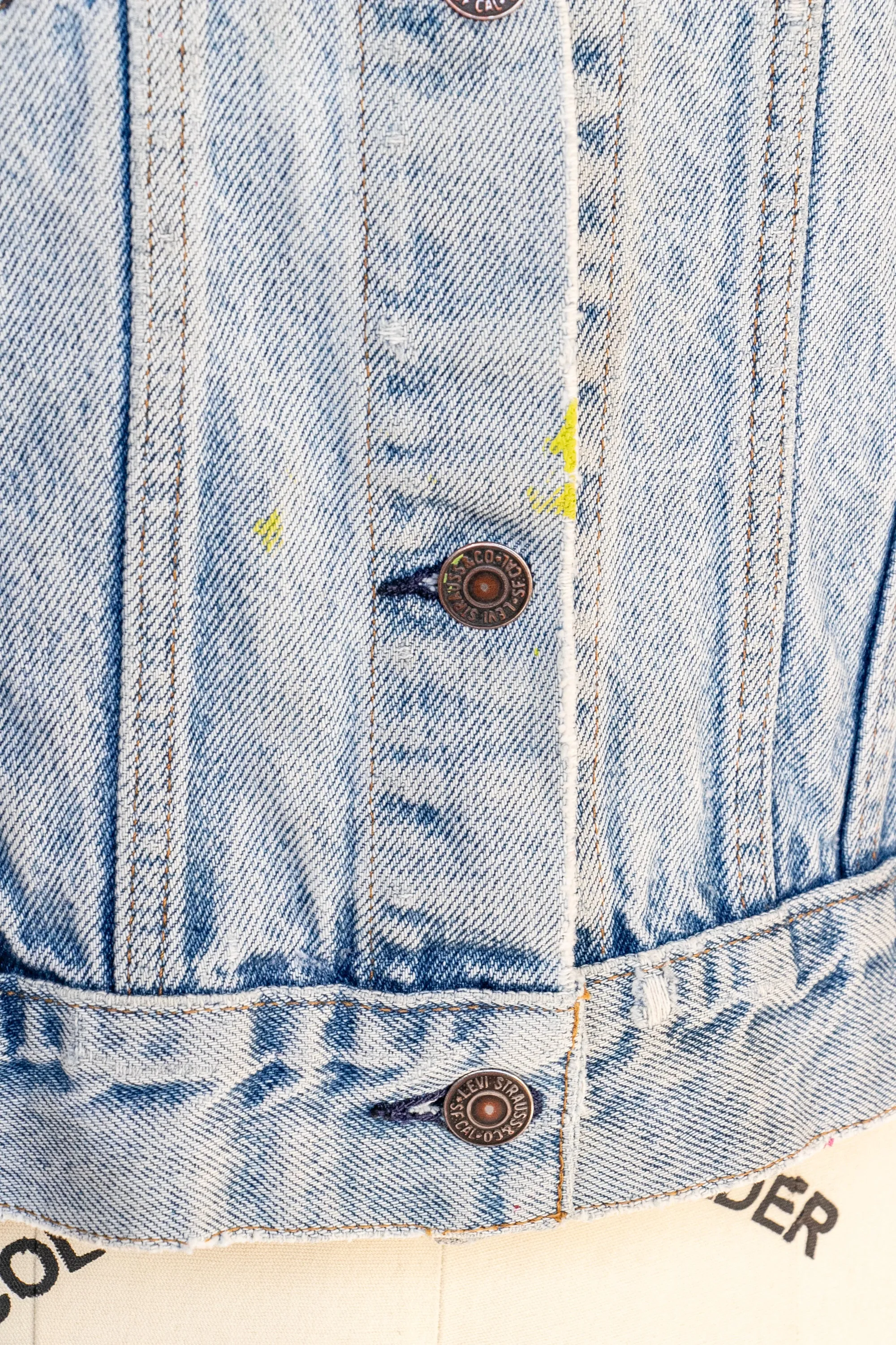 1970s Levi's Denim Jacket Distressed S