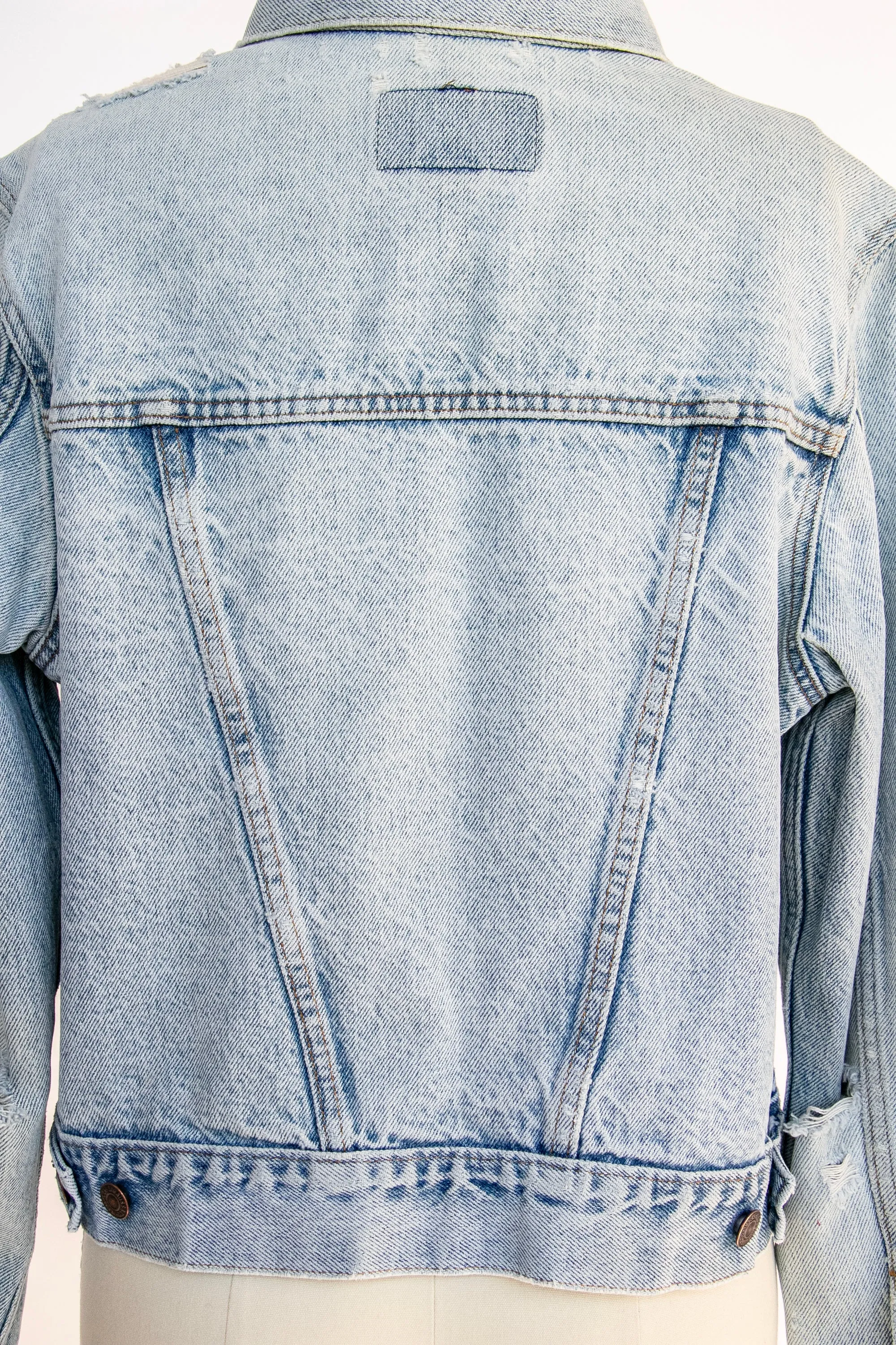 1970s Levi's Denim Jacket Distressed S