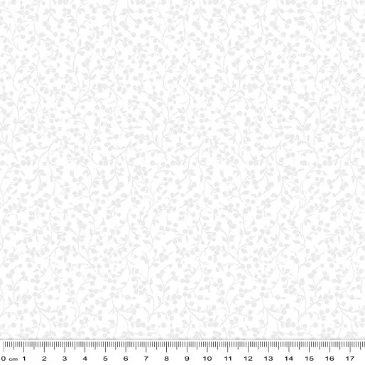 2057 Domino Effect Berry & Vine White 110cm