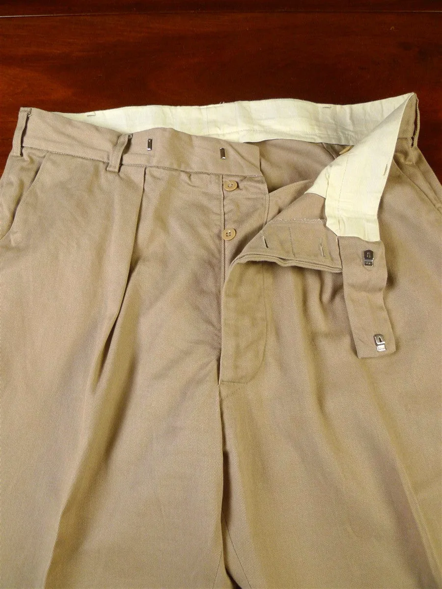 24/0825 immaculate pakeman catto carter beige cotton chino country trouser 36