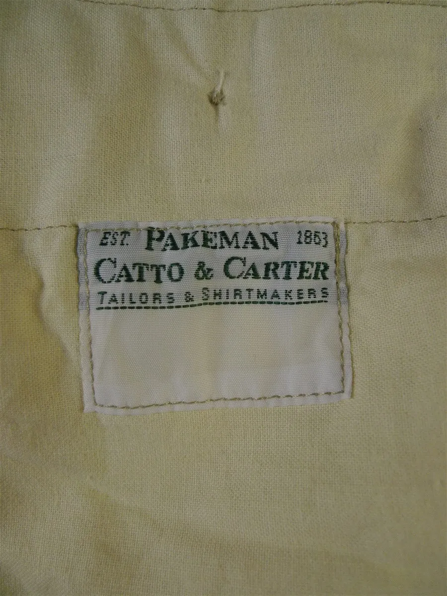 24/0825 immaculate pakeman catto carter beige cotton chino country trouser 36