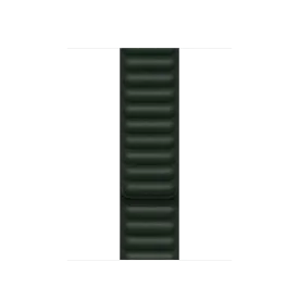 41mm Sequoia Green Leather Link - S/M