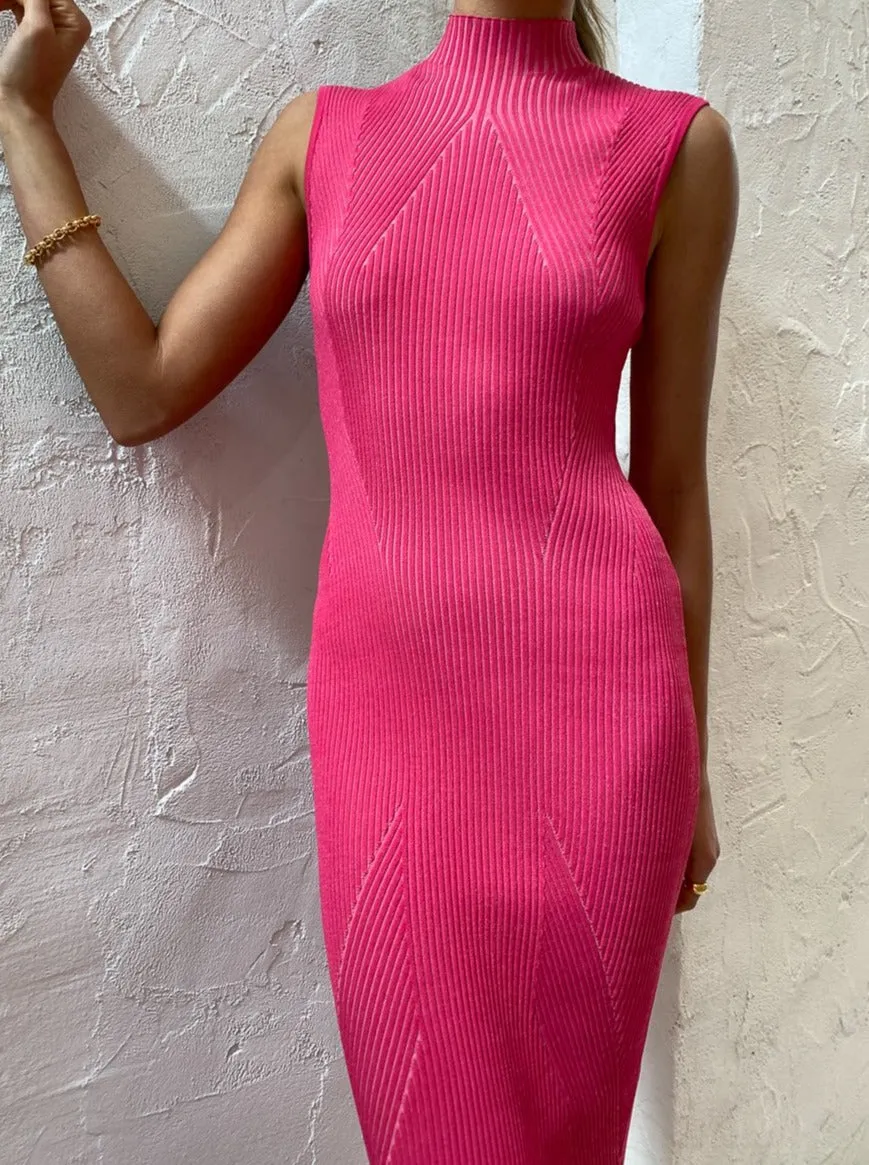 Acler Rickman Dress in Berry