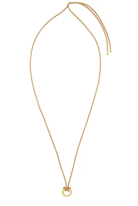 Adjustable Leather Snake Necklace