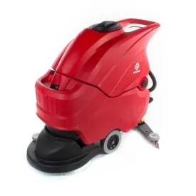 Advantage 20" Red Automatic Floor Scrubber (Battery Powered) w/ Scrub Brush - 15 Gallons (Refurbished)