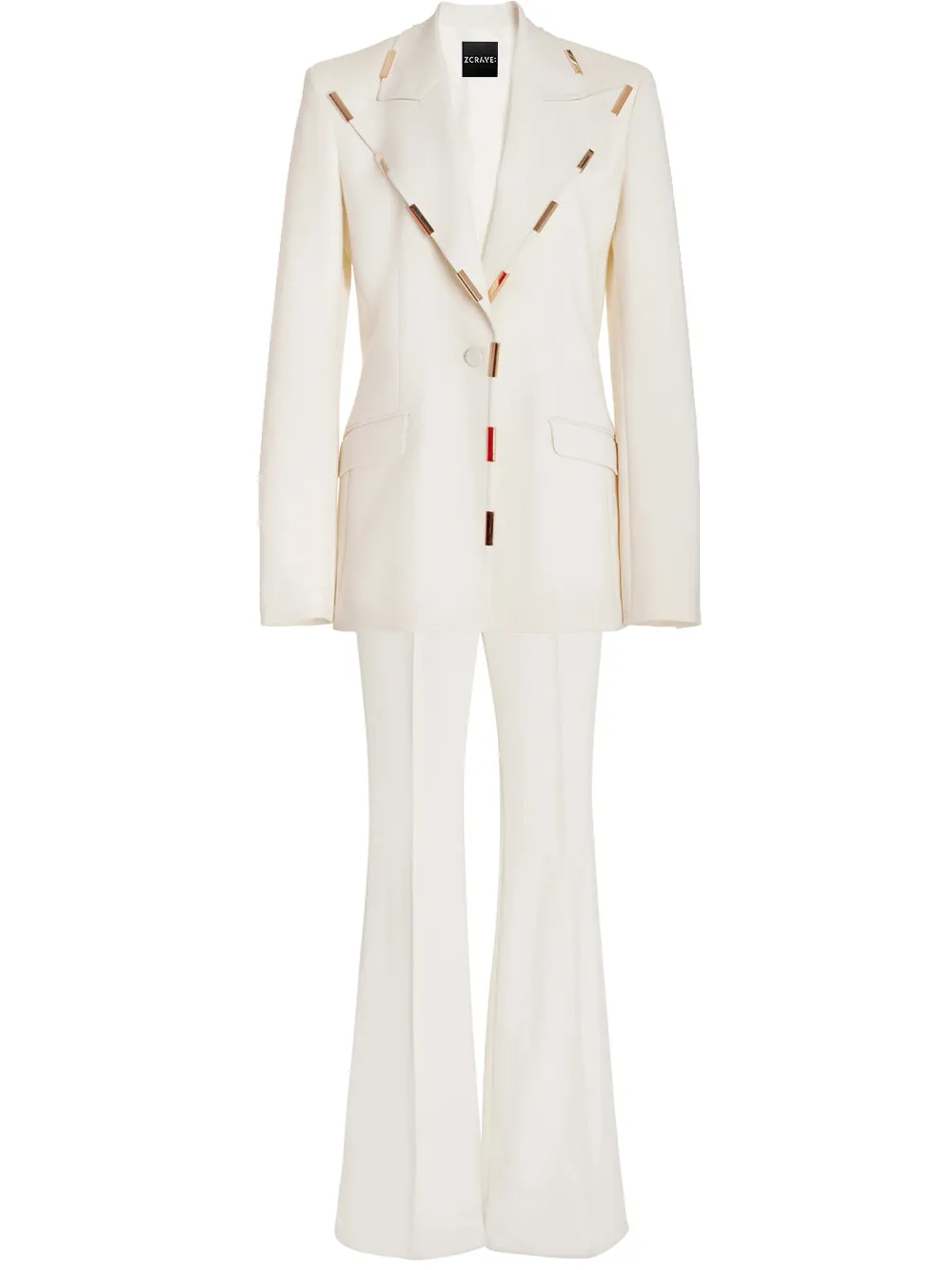 AIMI Blazer & Pants Set in Ivory