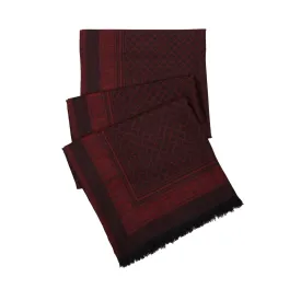 Aiza Maroon Woolen Lohi Shawl