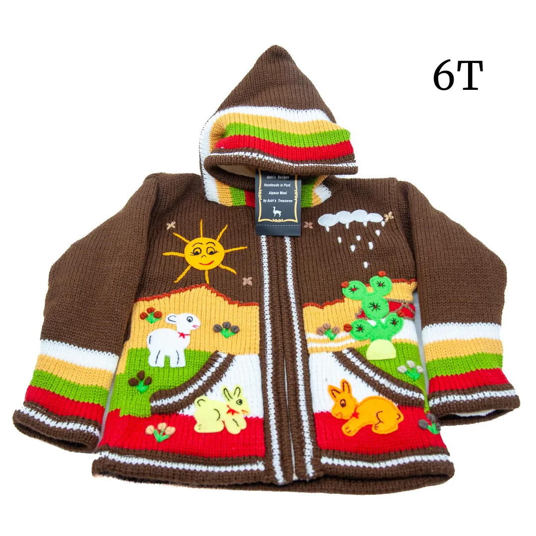 Alpaca Wool Kids Jackets