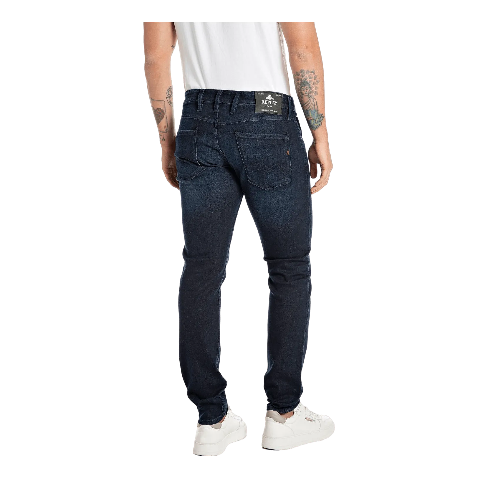 Anbass Dark Indigo Powerstretc 007 Dark Blue
