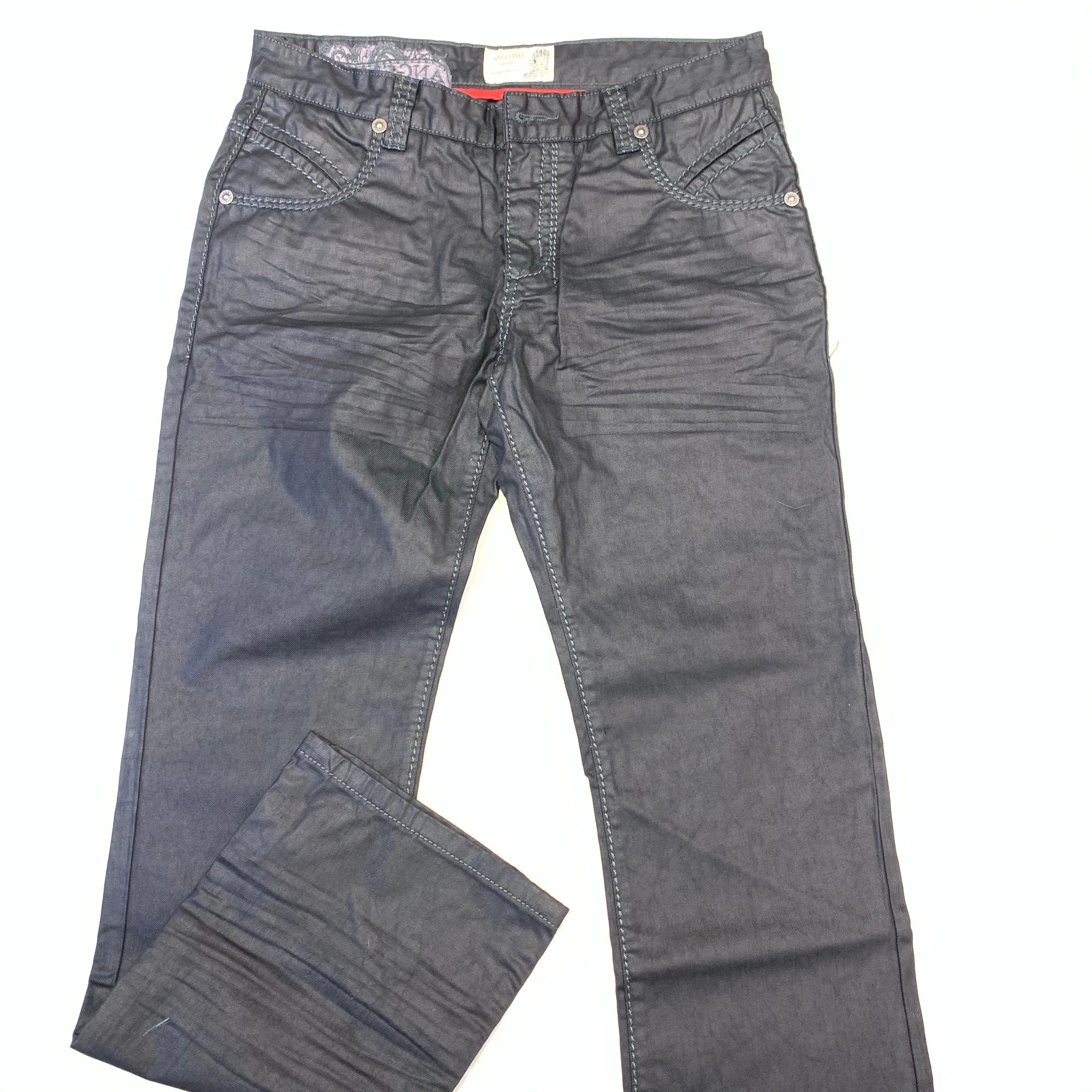 Angelino 'Paco' Charcoal High End Denim Pants