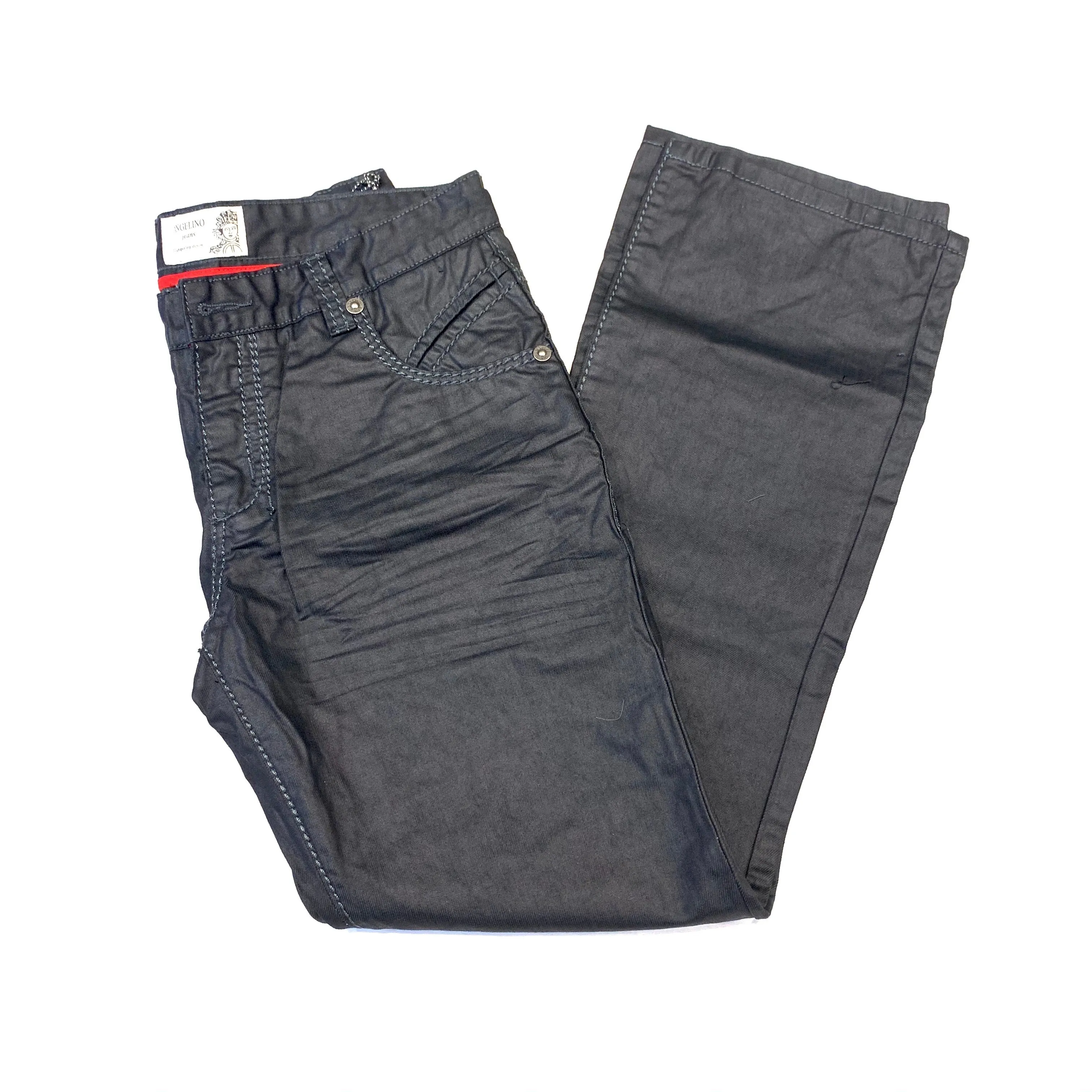 Angelino 'Paco' Charcoal High End Denim Pants