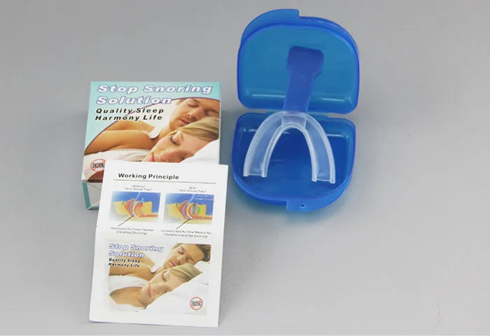 Anti Snore Soft Silicone Mouthpiece Stop Snoring Solution