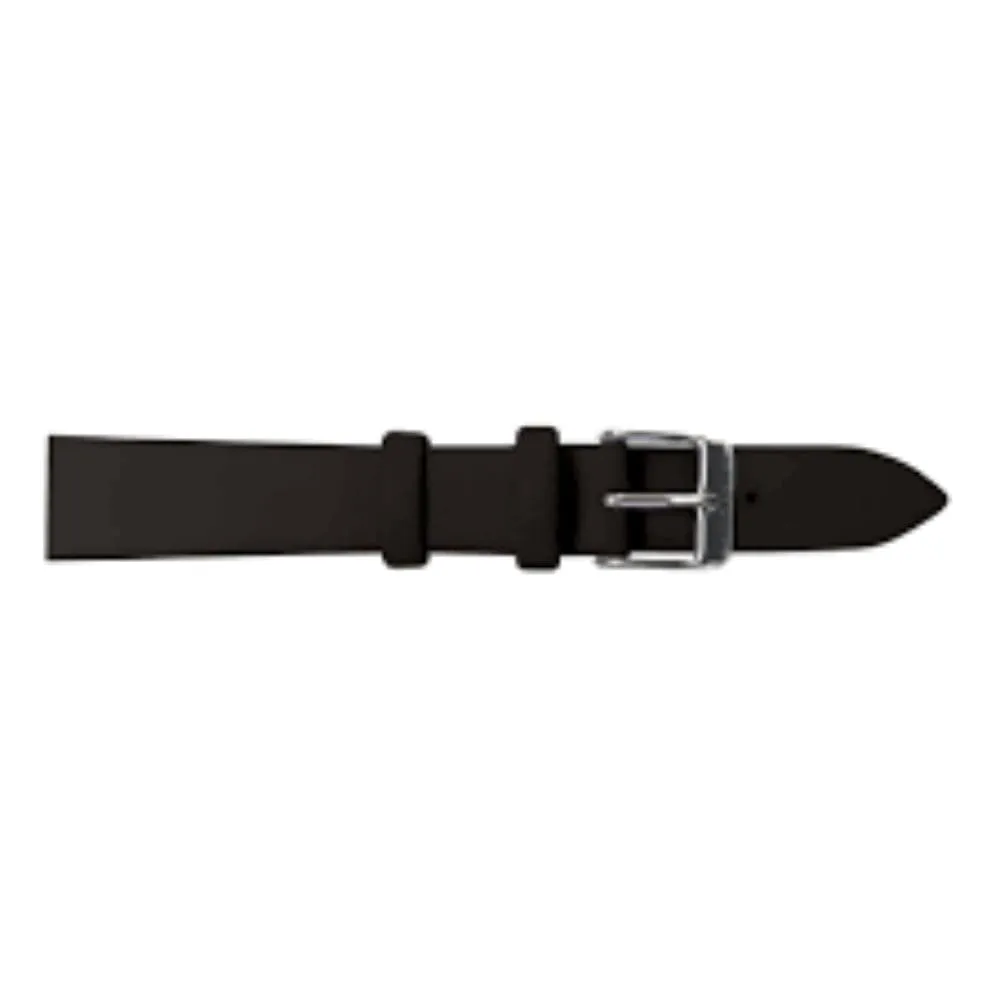 ARIES GOLD BLACK  AG-L0037-16 LEATHER STRAP