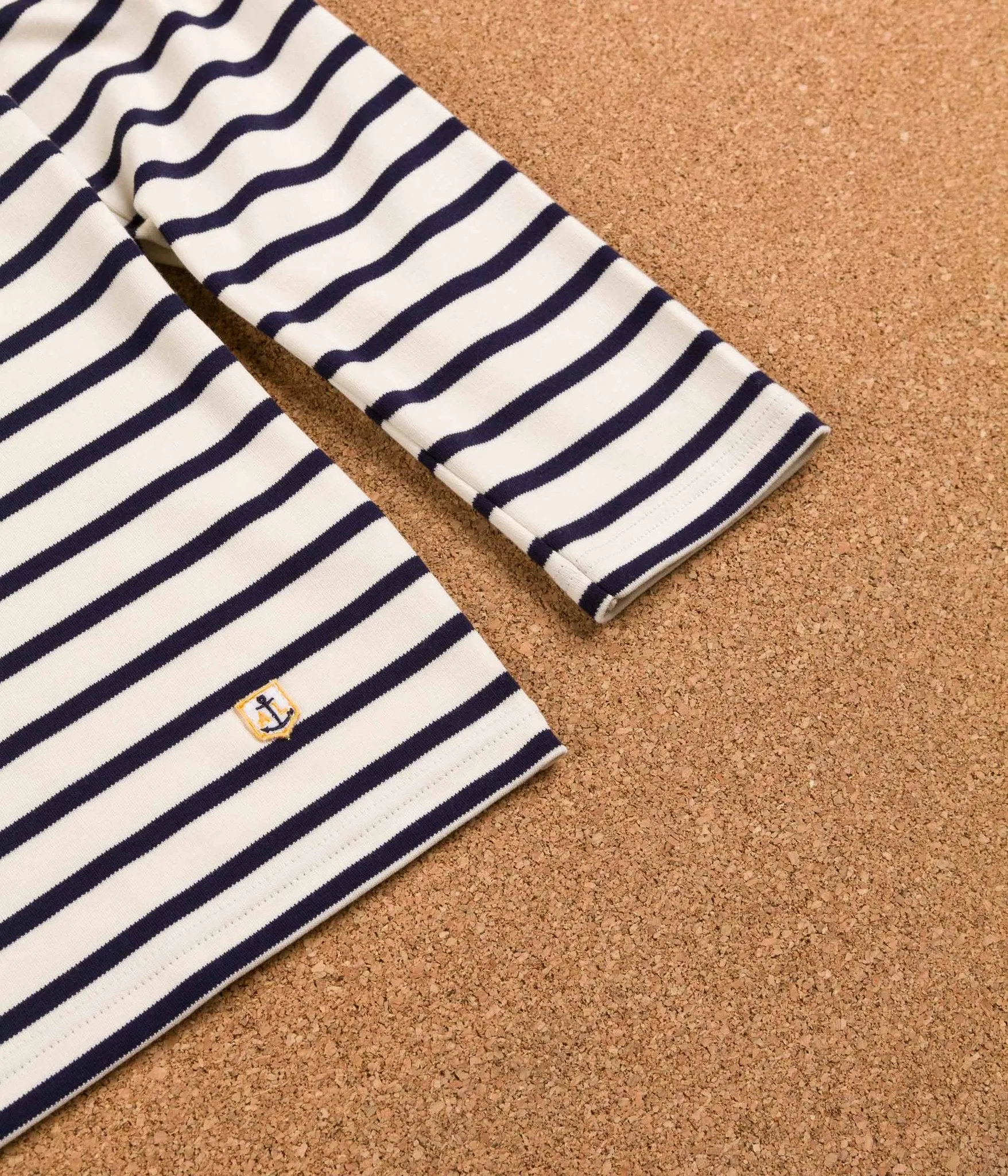 Armor Lux Breton Long Sleeve T-Shirt - Nature / Navy