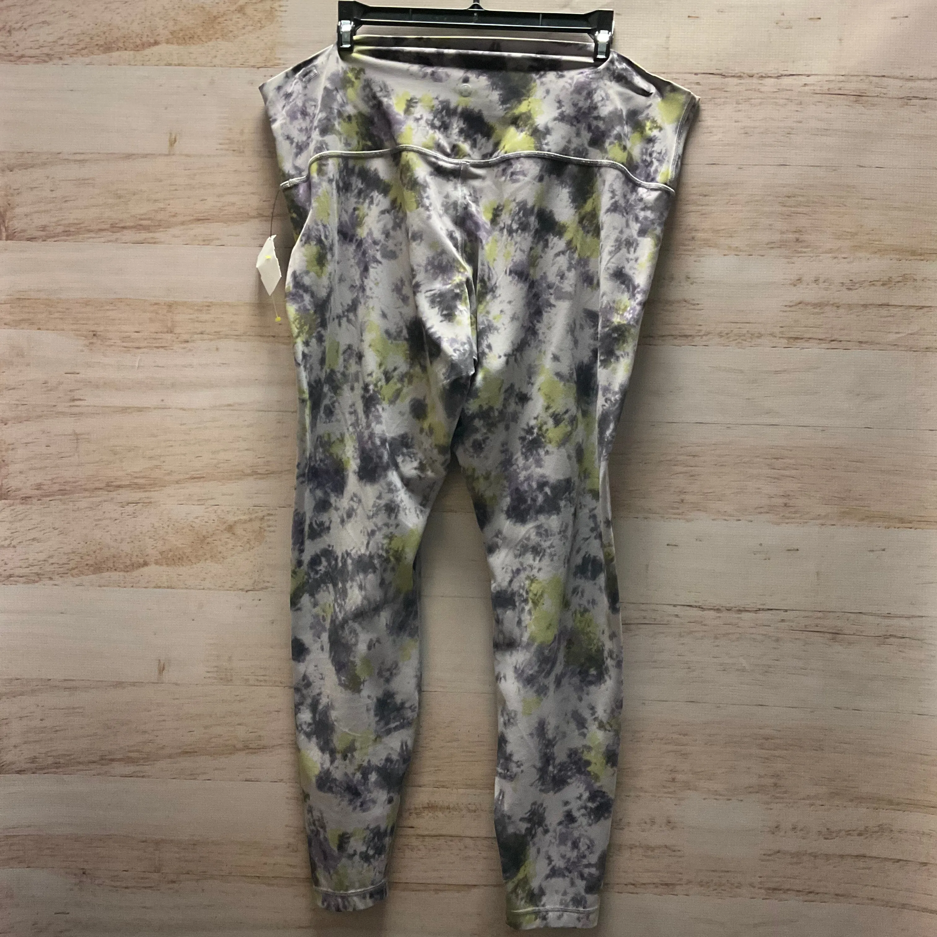 Athletic Leggings By Lululemon In Multi-colored, Size: 1