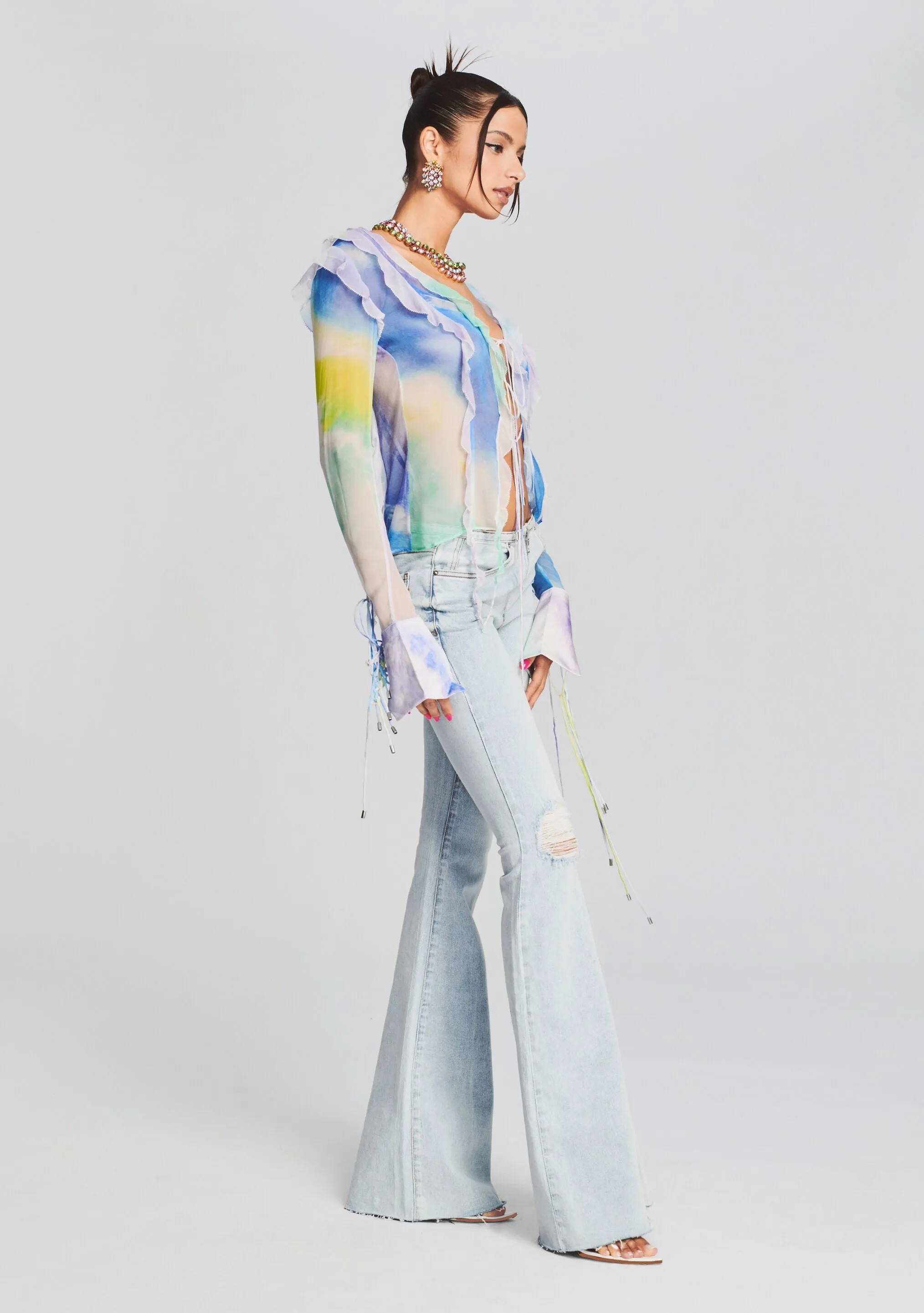 Aviva Silk Chiffon Blouse