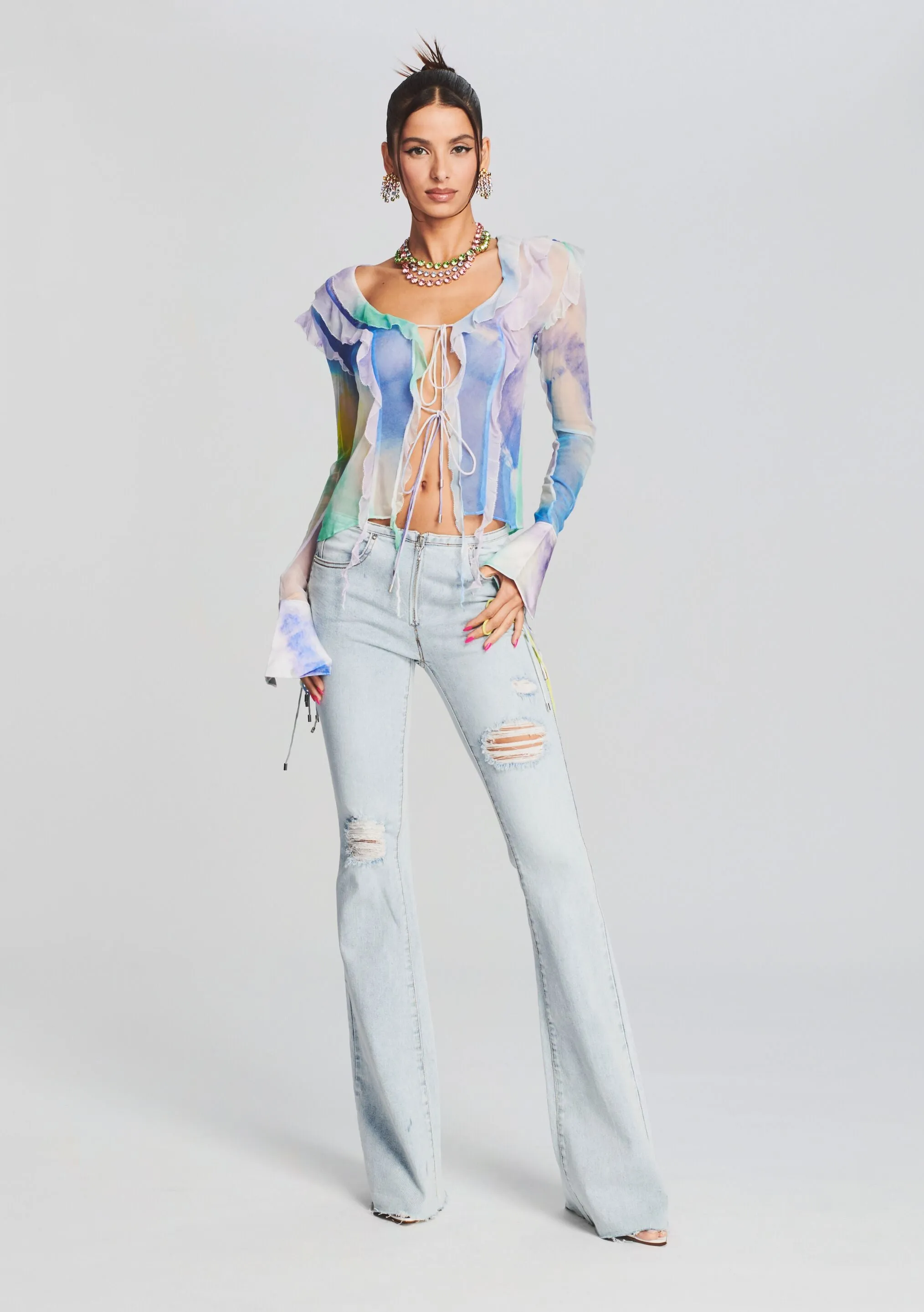 Aviva Silk Chiffon Blouse