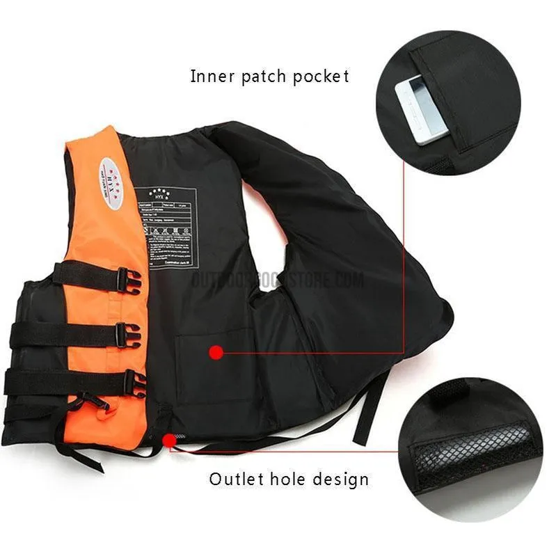 Basics Fishing Life Jacket with Whistle