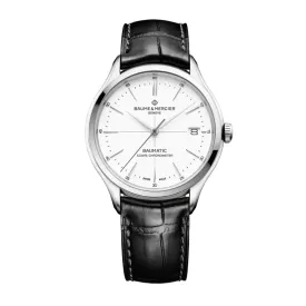 Baume & Mercier Clifton 40mm White Dial Automatic Men's Watch