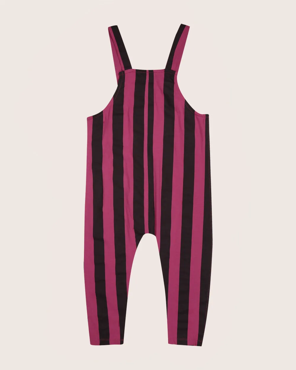 Berry Bold Stripe Dungarees