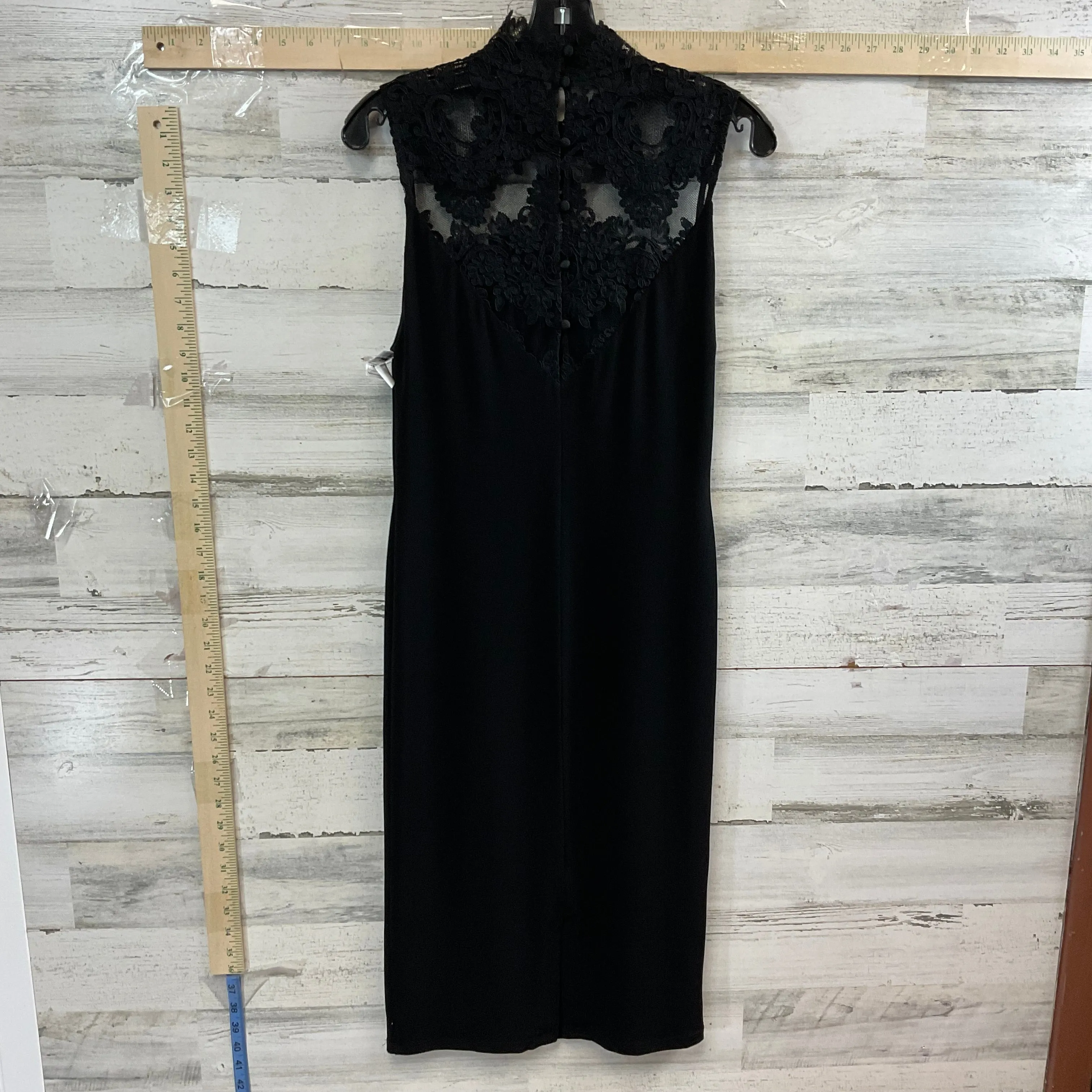 Black Dress Party Midi Alice   Olivia, Size M