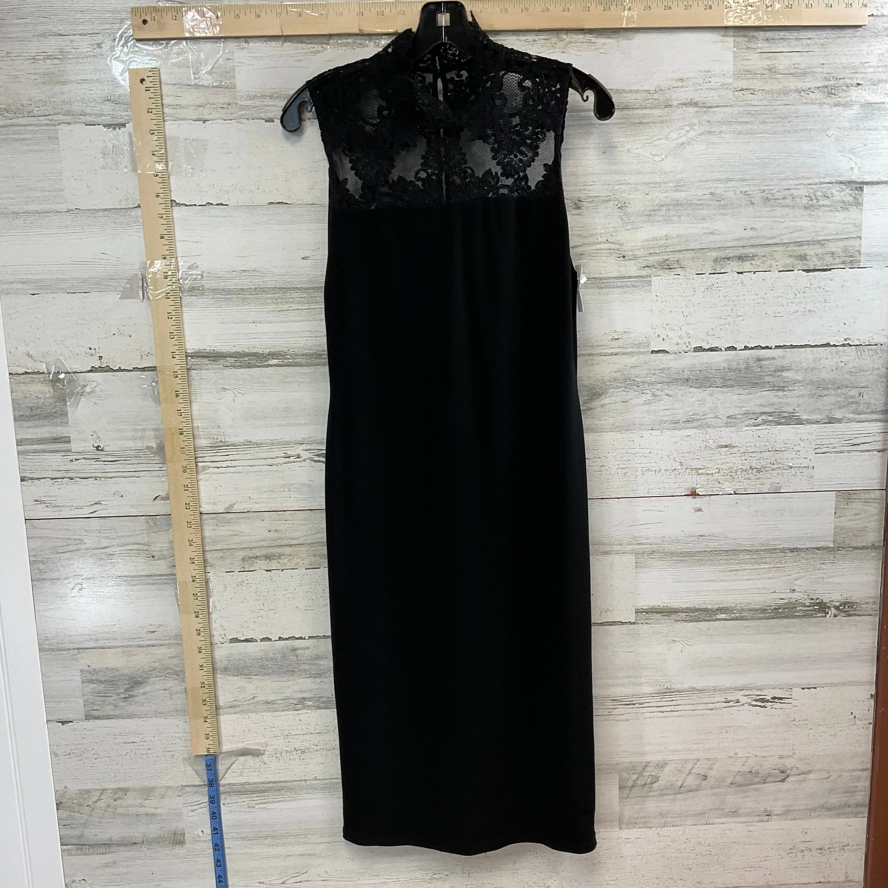 Black Dress Party Midi Alice   Olivia, Size M