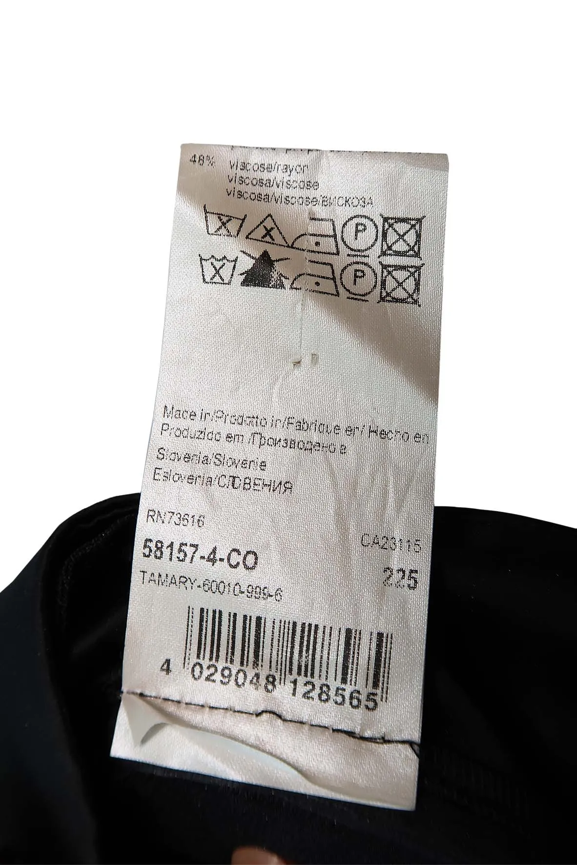 Black Pants With Faked Pockets