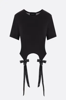 Bow Tail jersey t-shirt