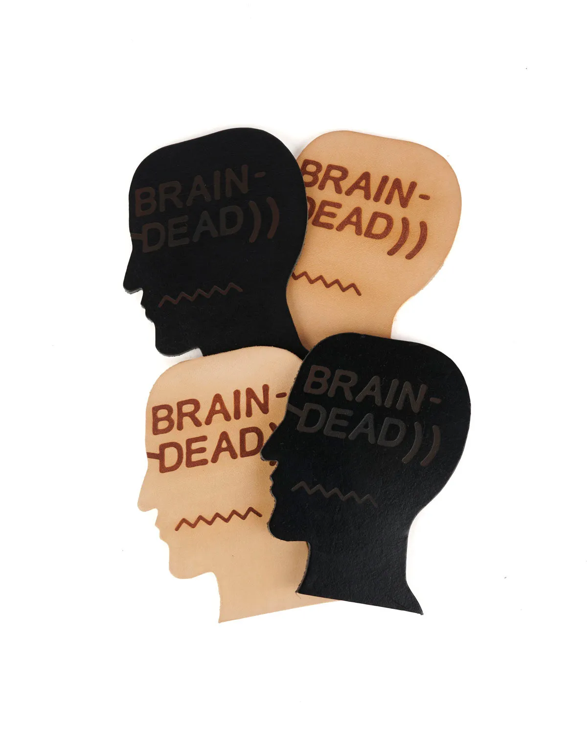 Brain Dead x Alterior Leather Coaster Pack - Multi