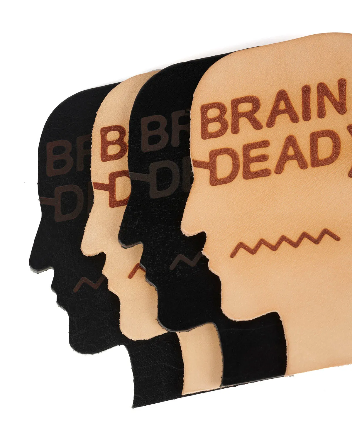 Brain Dead x Alterior Leather Coaster Pack - Multi