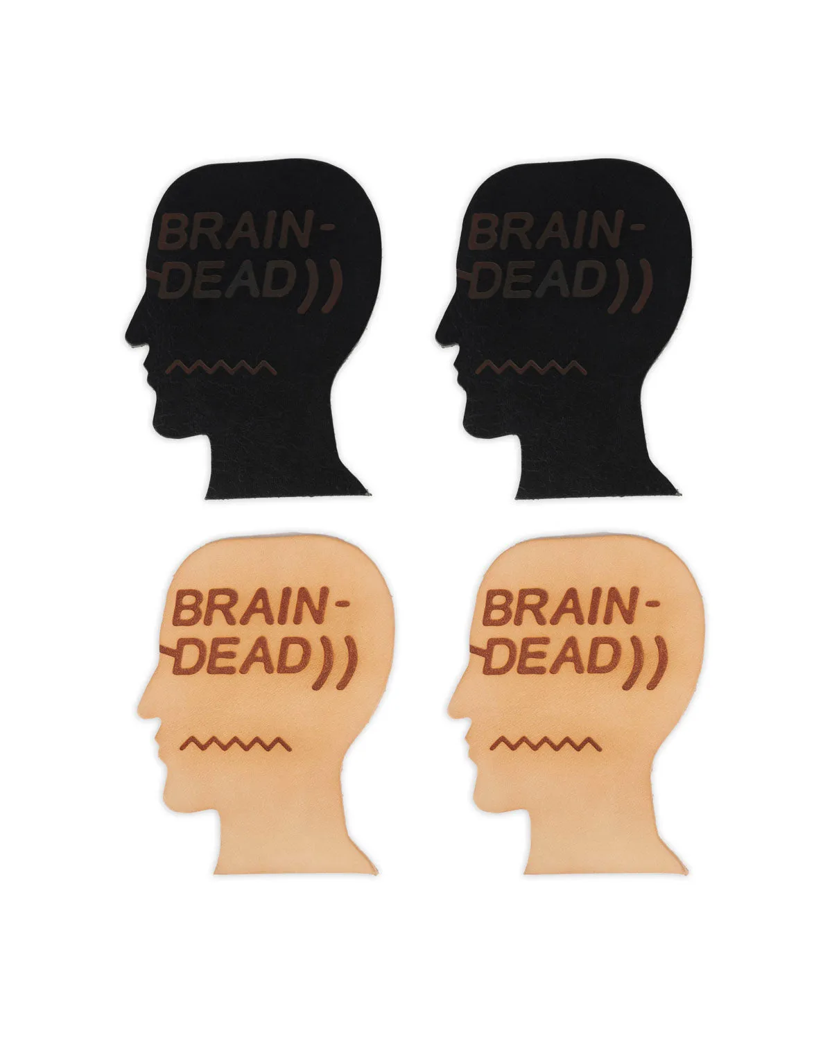 Brain Dead x Alterior Leather Coaster Pack - Multi