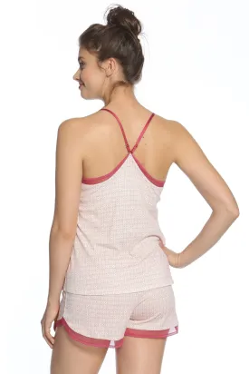 Bridgette Racerback Camisole Boxer PJ Set - Sales Rack