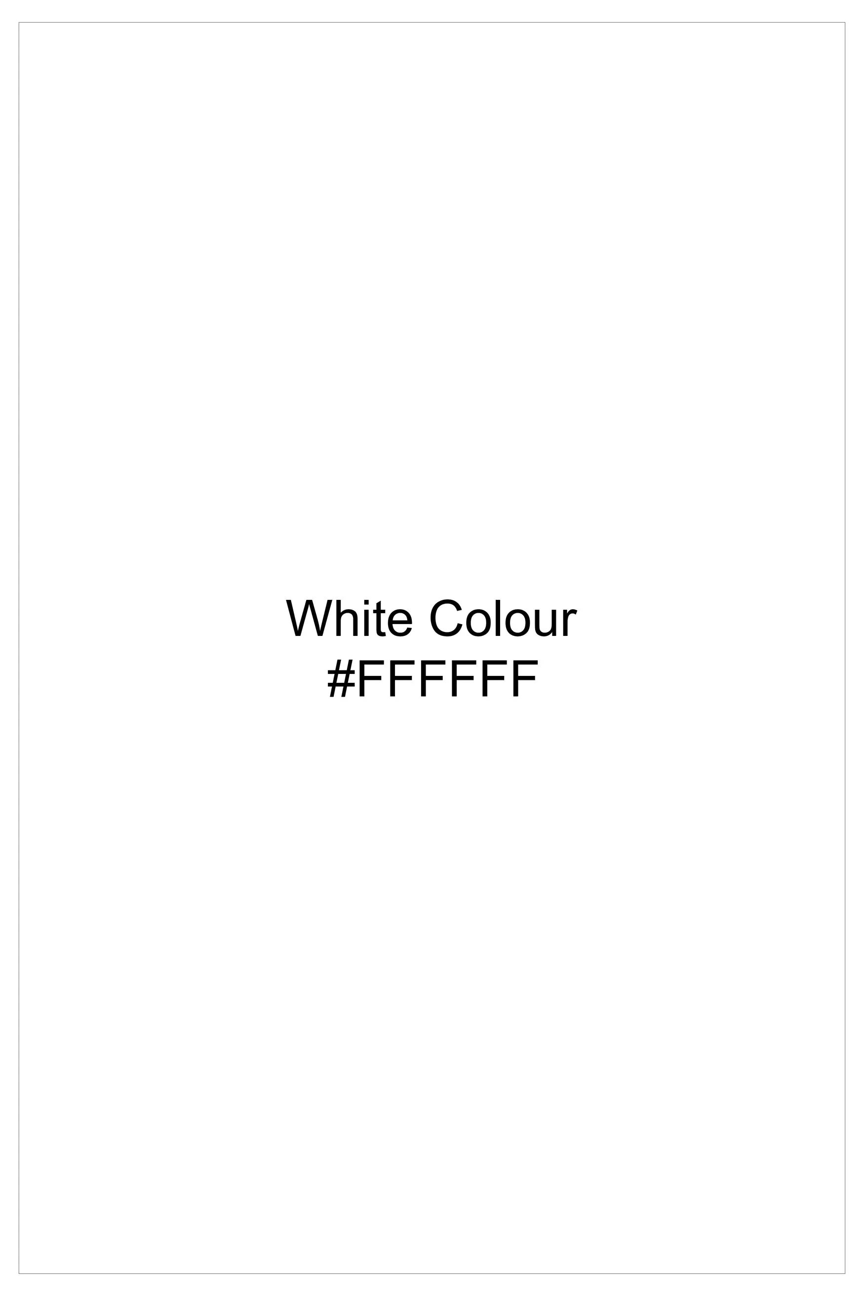 Bright White Aesthetic Wolf hand painted effect Printed Subtle Sheen Super Soft Premium Cotton Designer Shirt