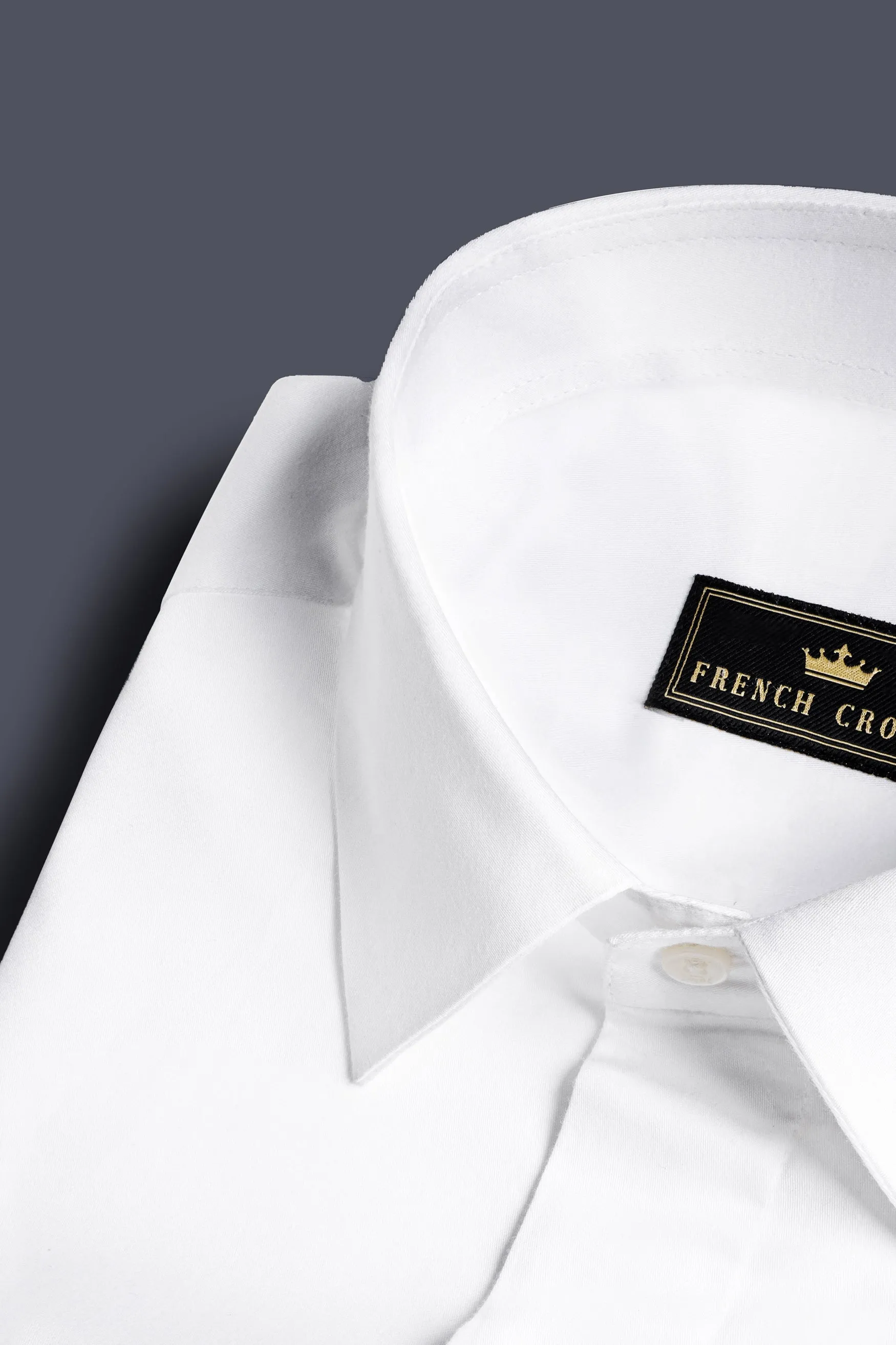 Bright White Aesthetic Wolf hand painted effect Printed Subtle Sheen Super Soft Premium Cotton Designer Shirt