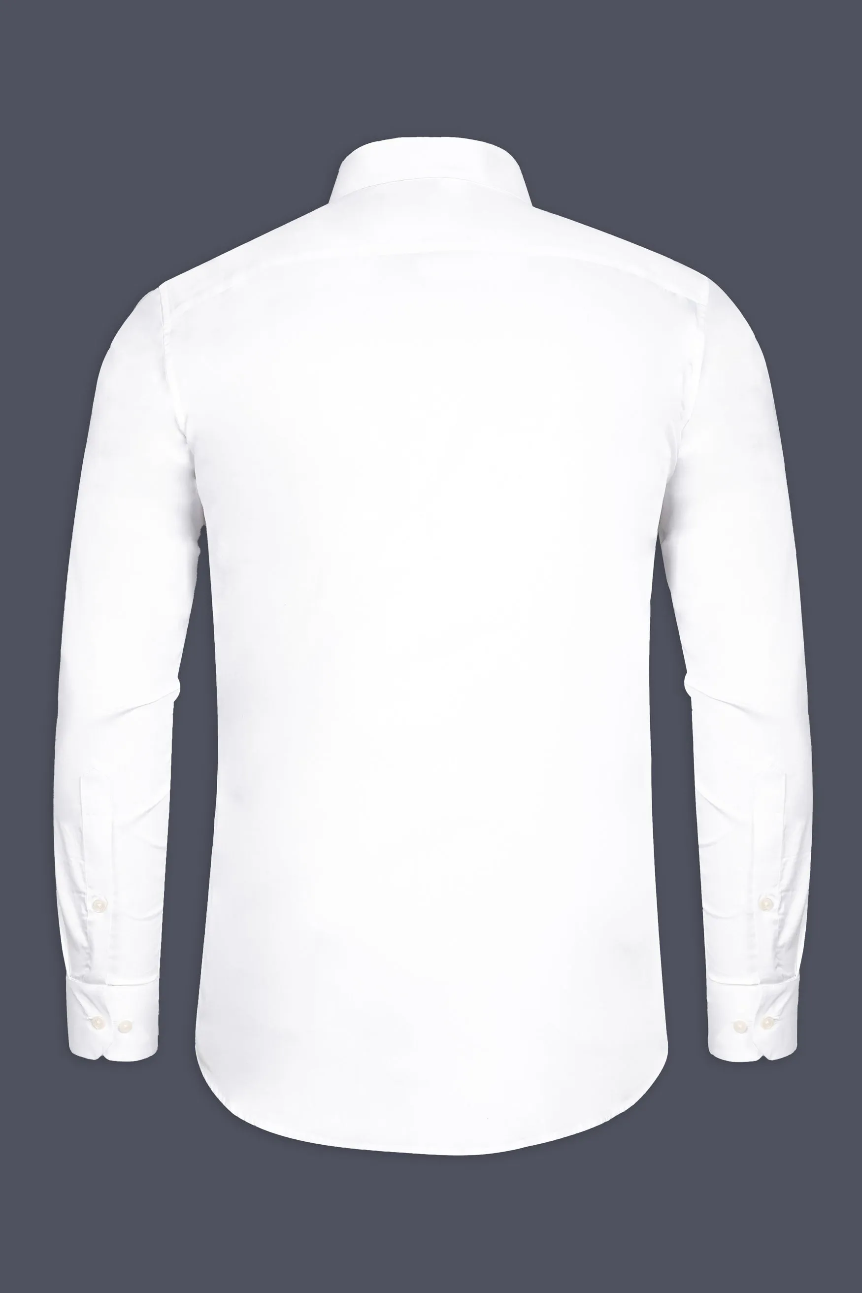 Bright White Aesthetic Wolf hand painted effect Printed Subtle Sheen Super Soft Premium Cotton Designer Shirt