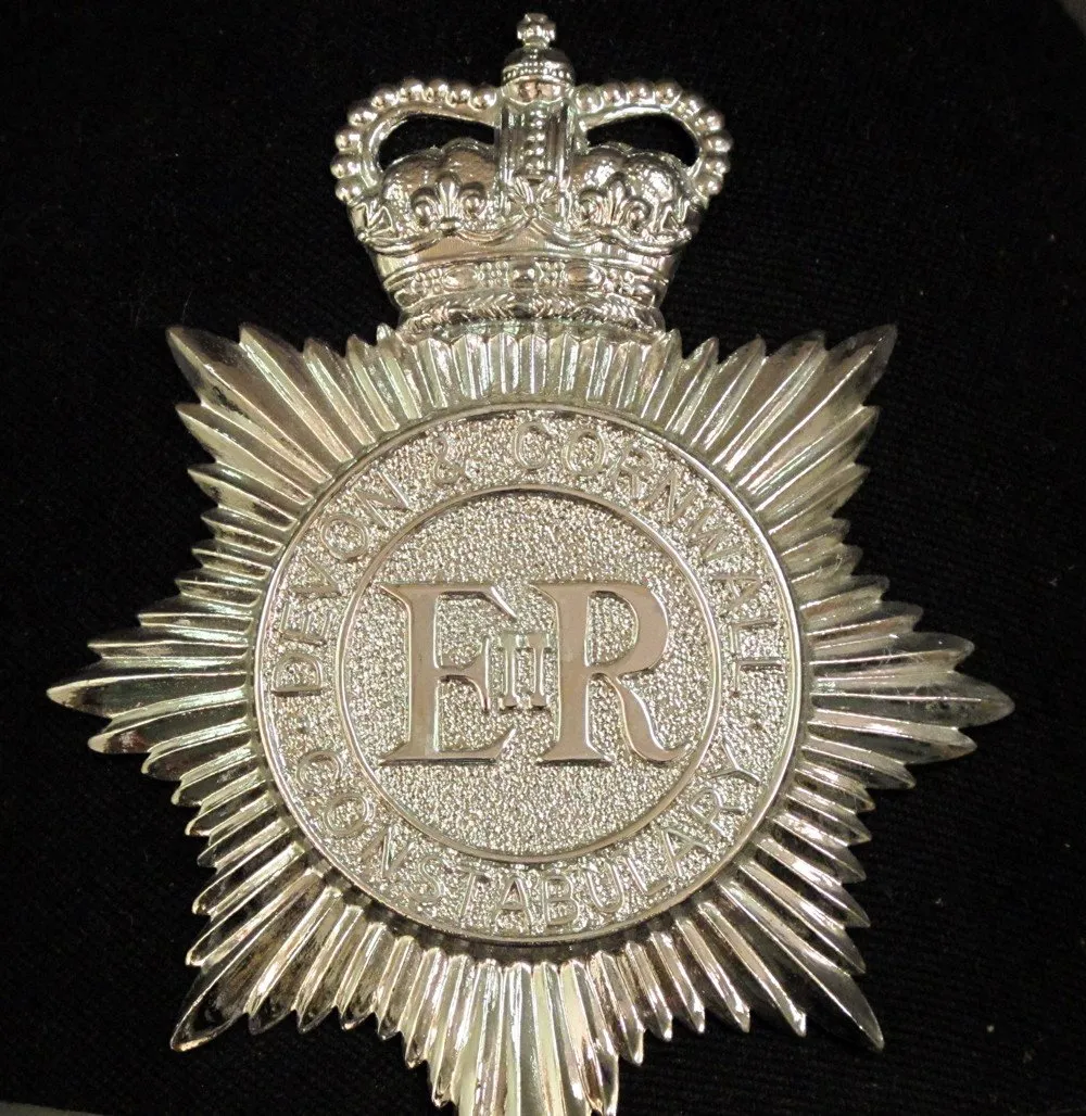 British Bobby Police Helmet: Ball Top