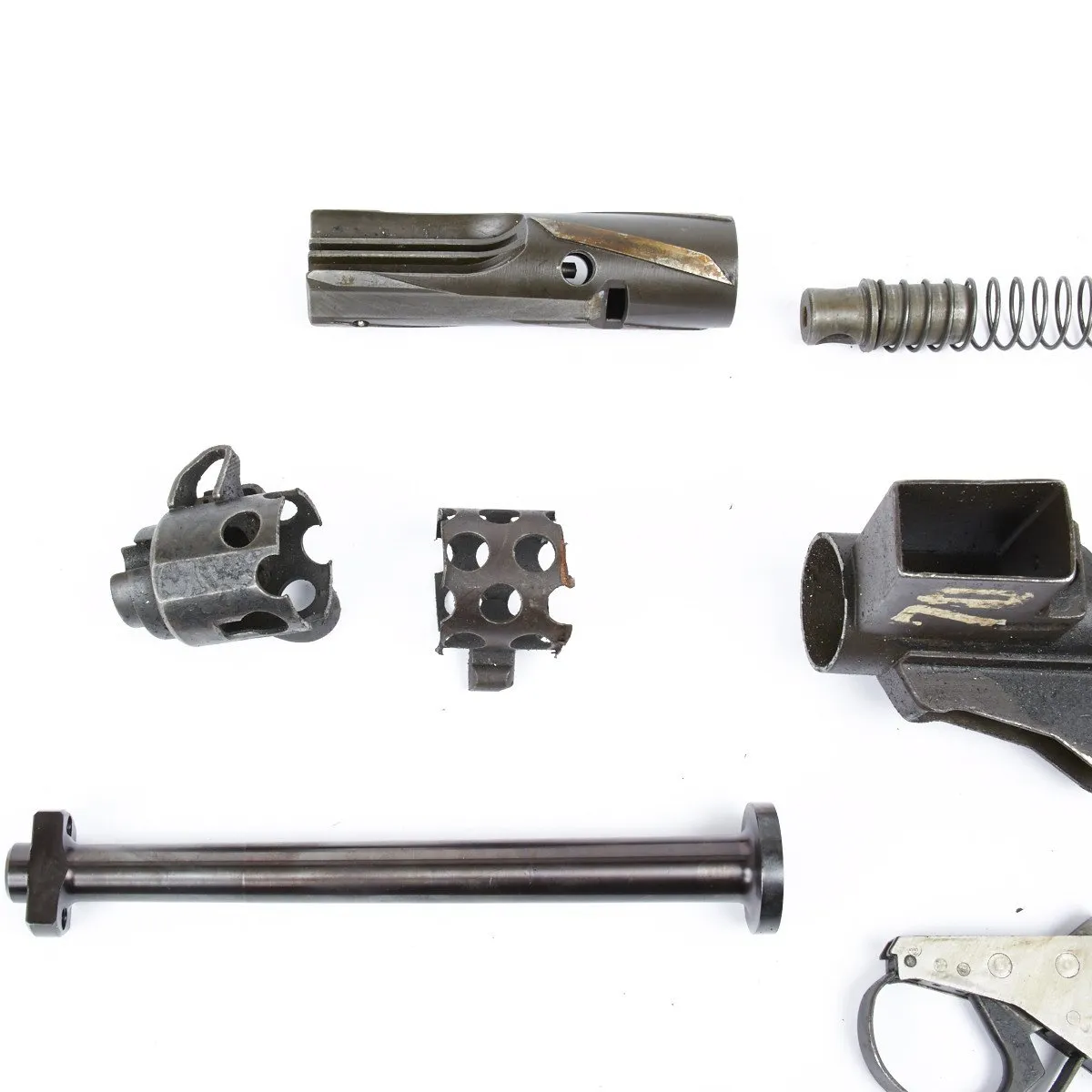British Sterling SMG MK IV Parts Set with Barrel and Magazine