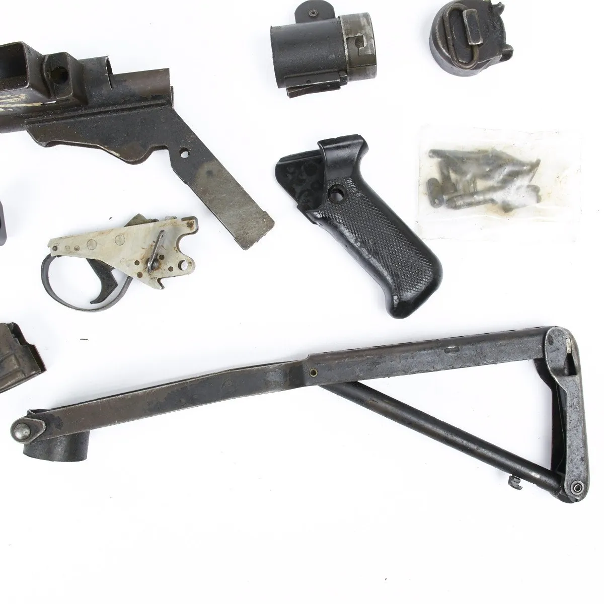 British Sterling SMG MK IV Parts Set with Barrel and Magazine