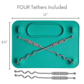 Busy Baby Silicone Placemat - 4 tether version