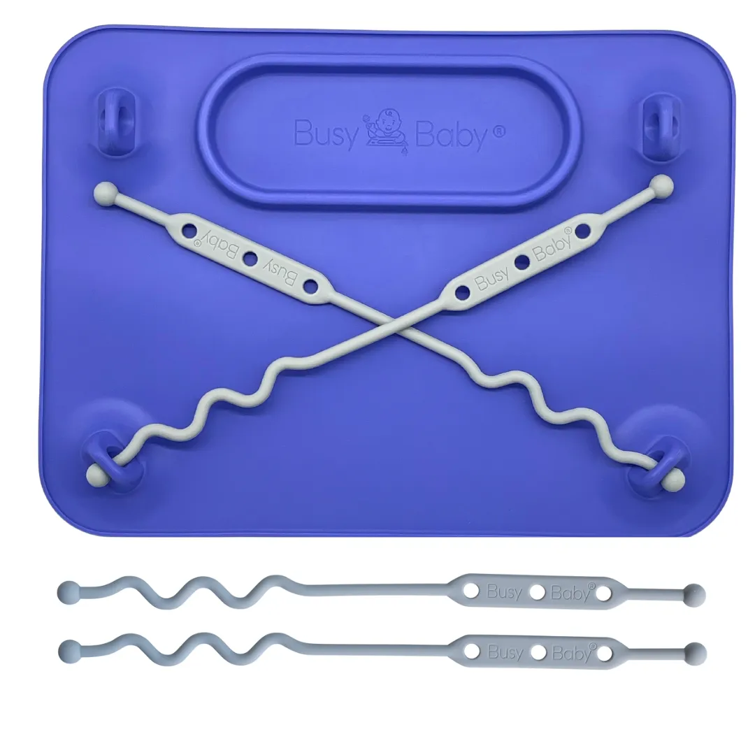 Busy Baby Silicone Placemat - 4 tether version