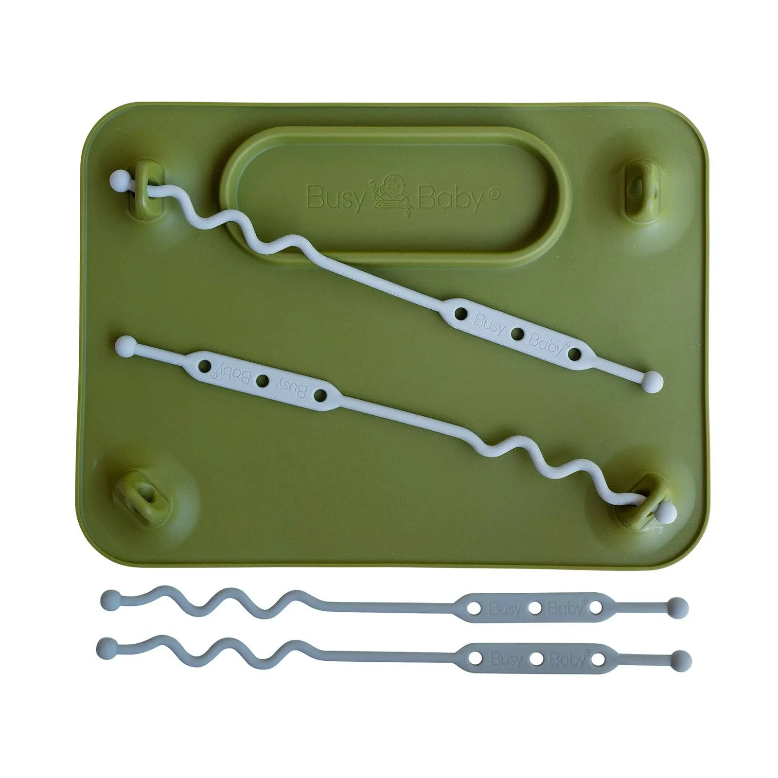 Busy Baby Silicone Placemat - 4 tether version