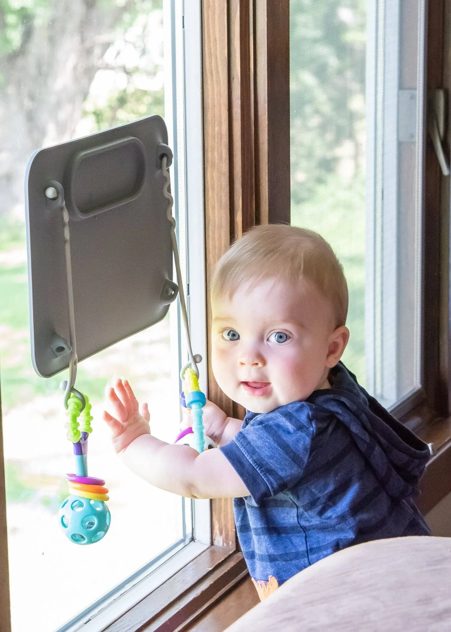 Busy Baby Silicone Placemat - 4 tether version