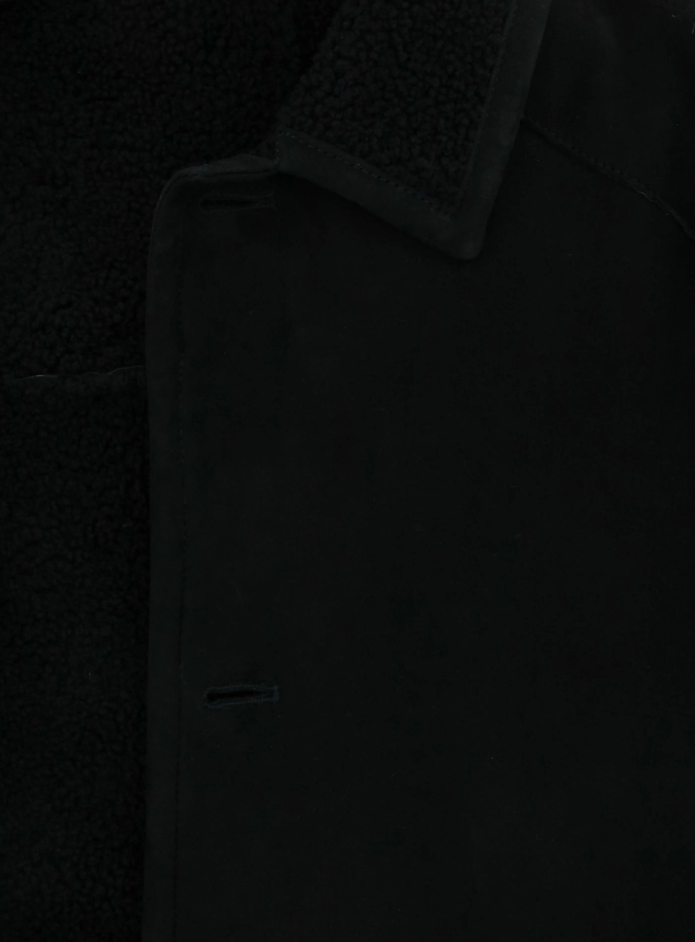Cesare Attolini Black Leather Jacket