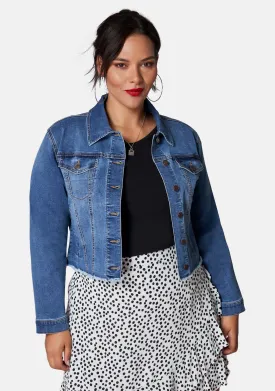 Chatterbox Crop Denim Jacket