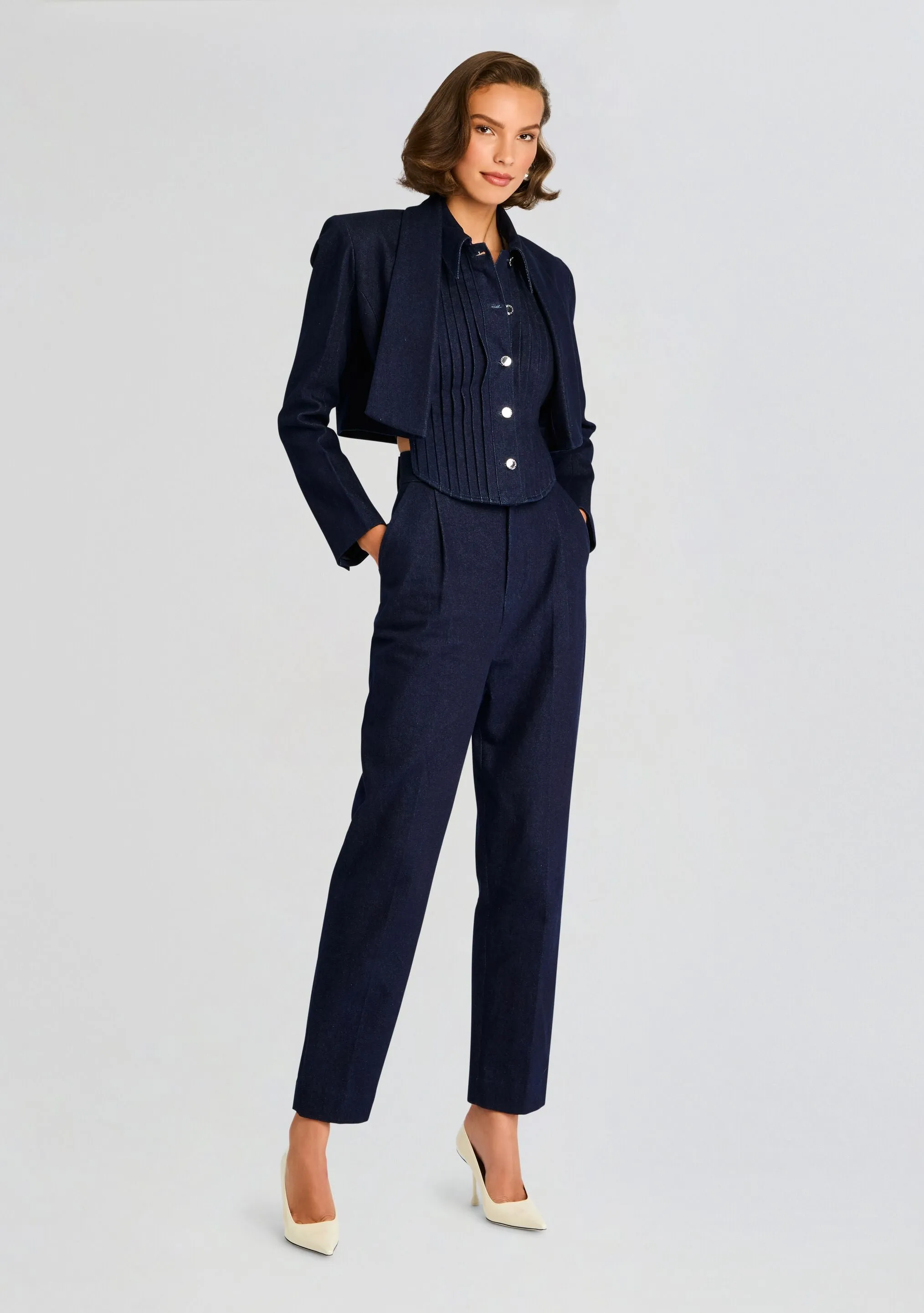 Clara Denim Blazer