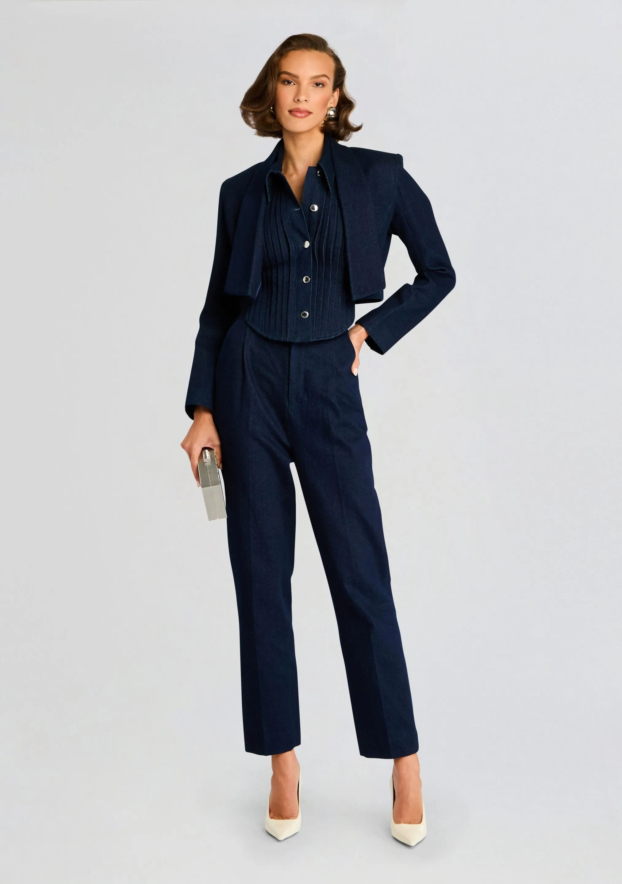 Clara Denim Blazer