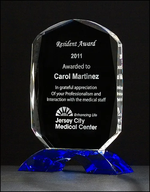 Cobalt Diamond Rec. Series Crystal Award