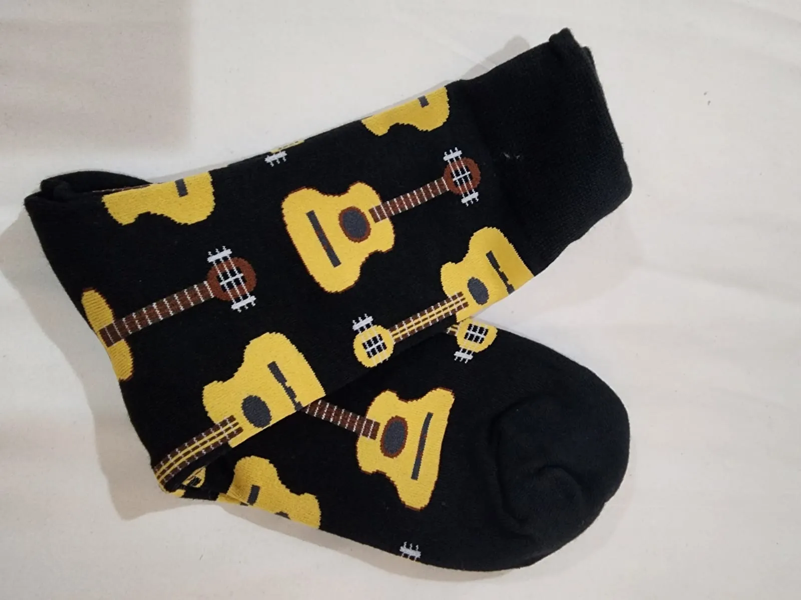 Colourful socks - guitars